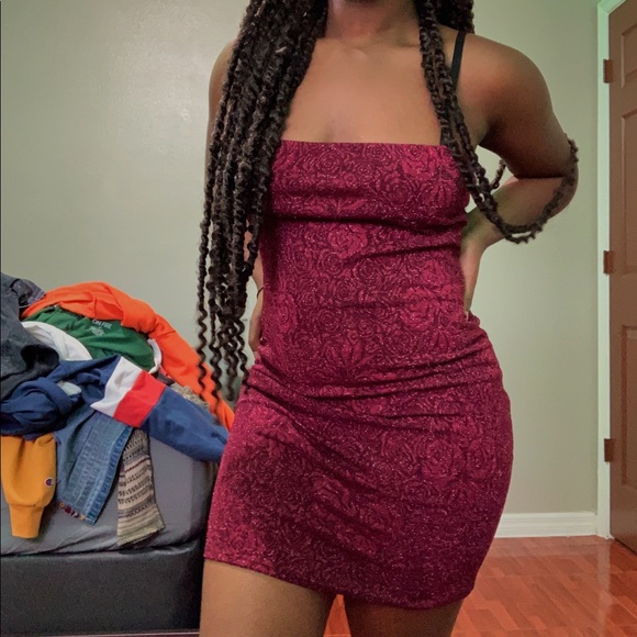 Purple Roses Dress - Picture 5 of 6